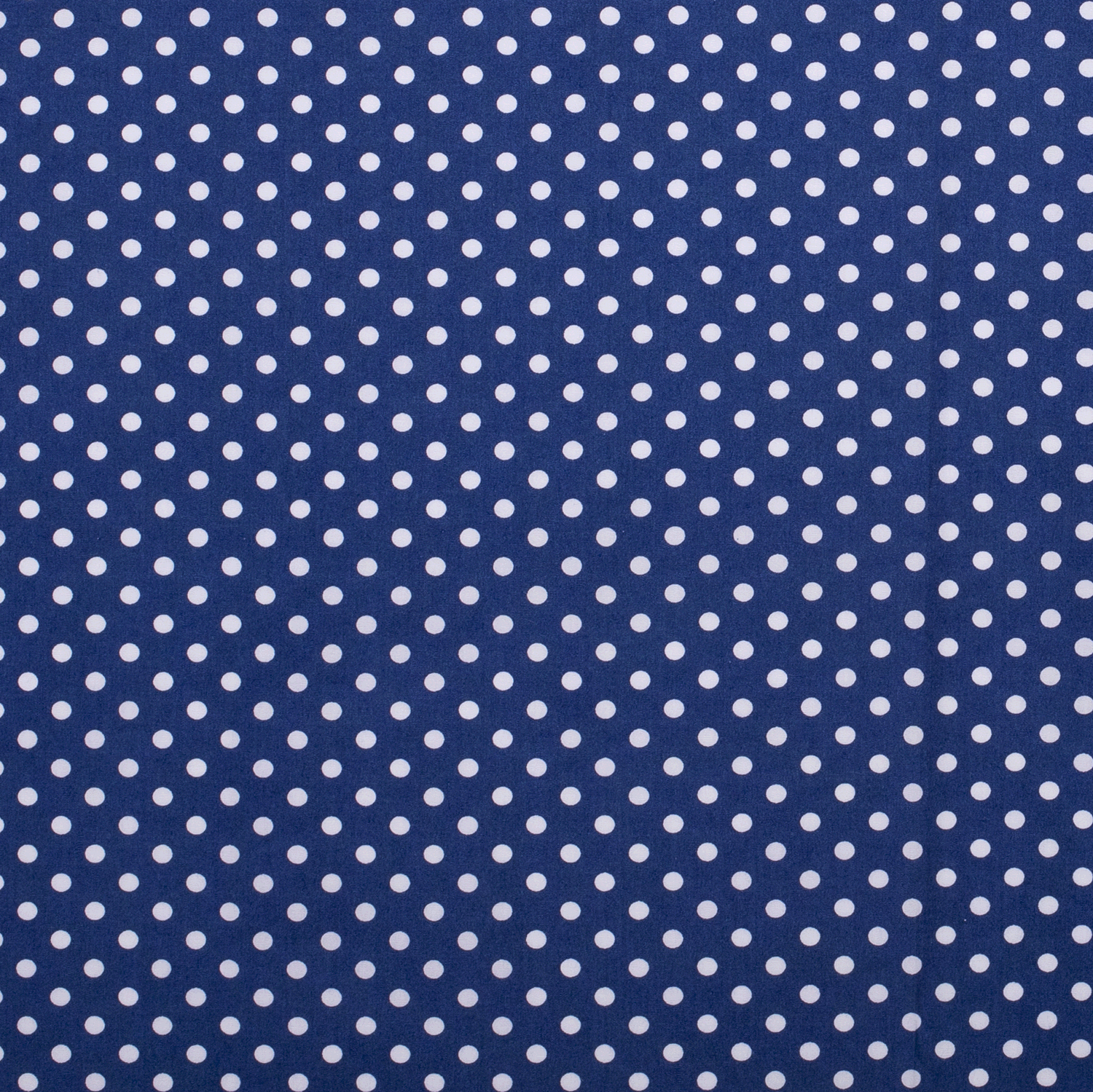 Katoen middel stip blauw