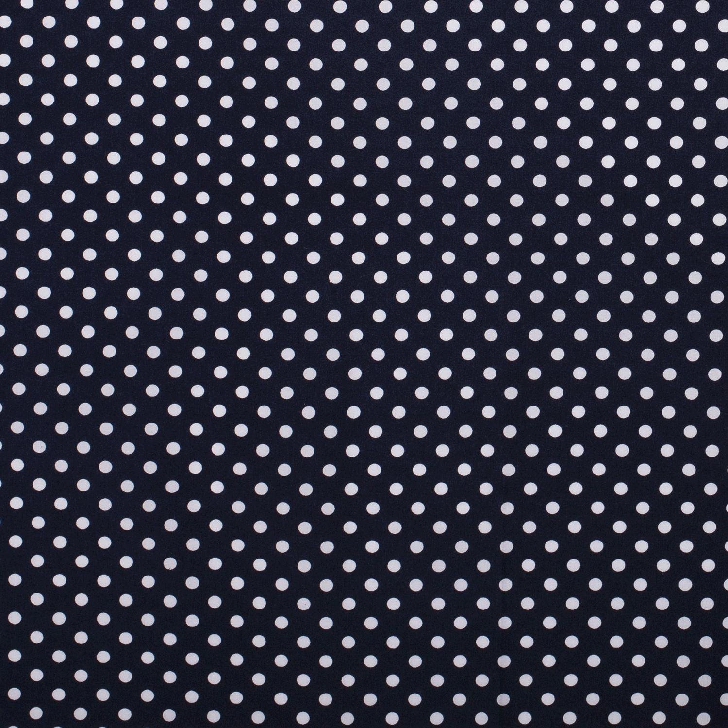 Katoen middel stip donkerblauw