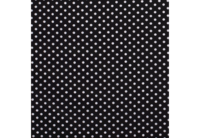 Katoen middel stip zwart