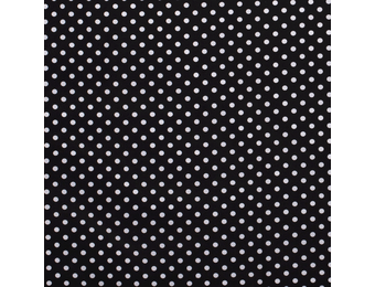 Katoen middel stip zwart