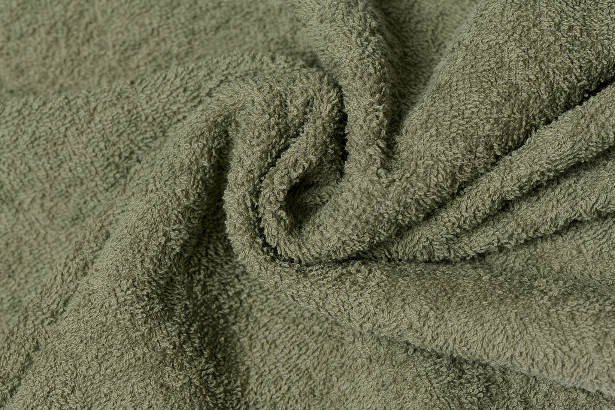 Badstof Heavy Terry Olijf