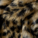 Imitatiebont Stof Korthaar Baby Leopard – Voor Kleding & Decoratie