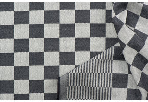 Dambont / Theedoekenstof, Zwart