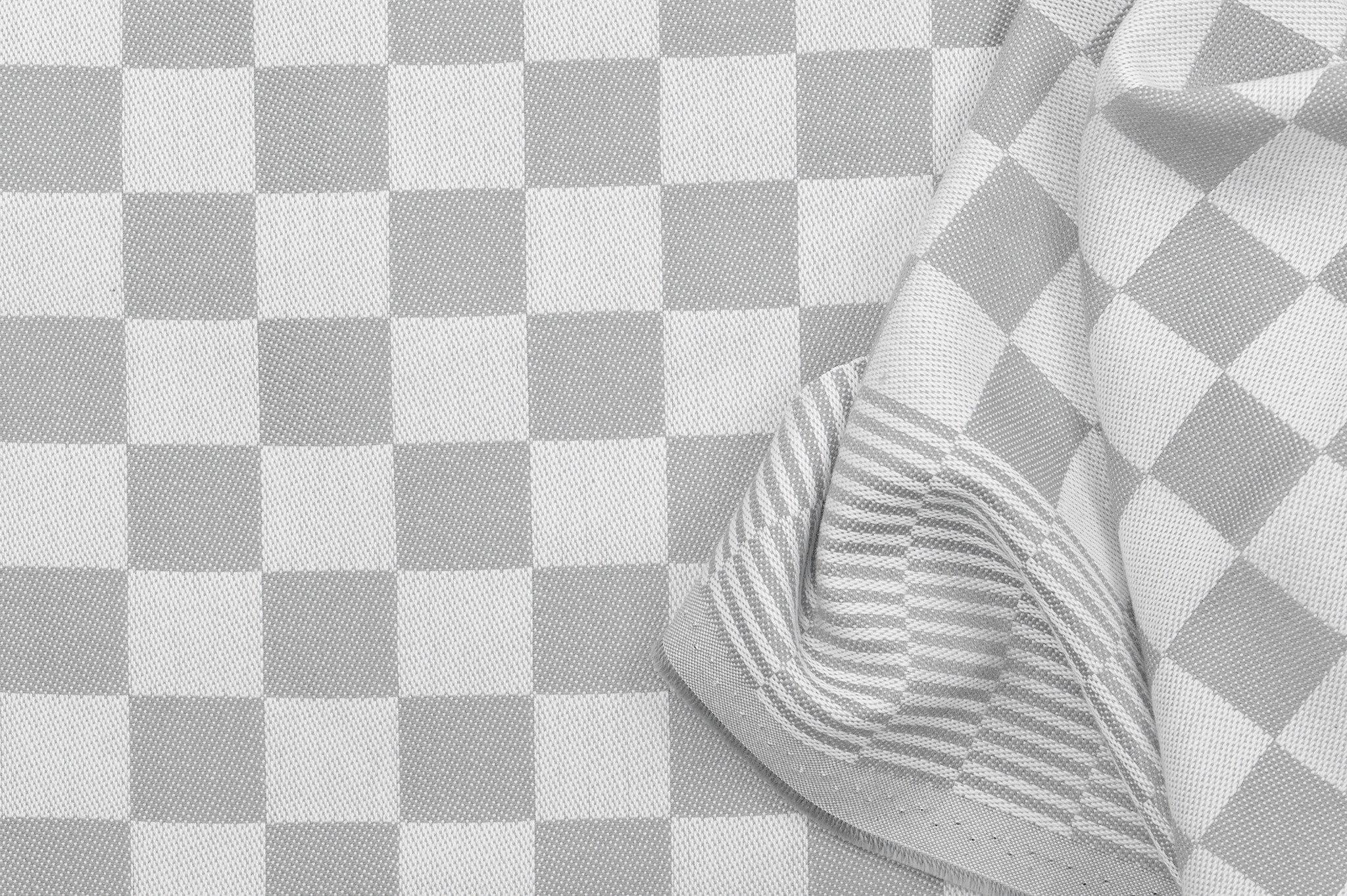 Dambont / Theedoekenstof, Lichtgrijs