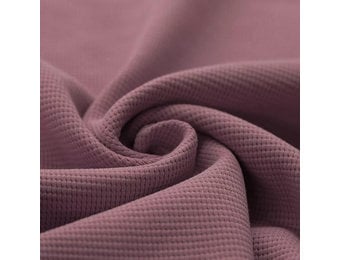 Wafel Jersey Stof Oud Mauve