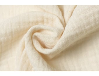 Baby Cotton – Mousseline Stof - Naturel