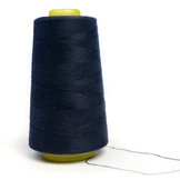 Lockgaren Marine – Sterk Polyester Overlockgaren (3000 Yards)