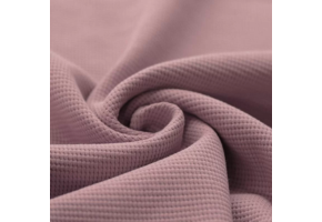 Wafel Jersey Stof Oud Rose