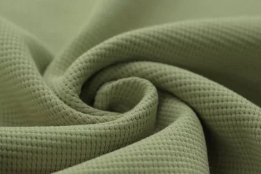 Wafel Jersey Stof Olijf