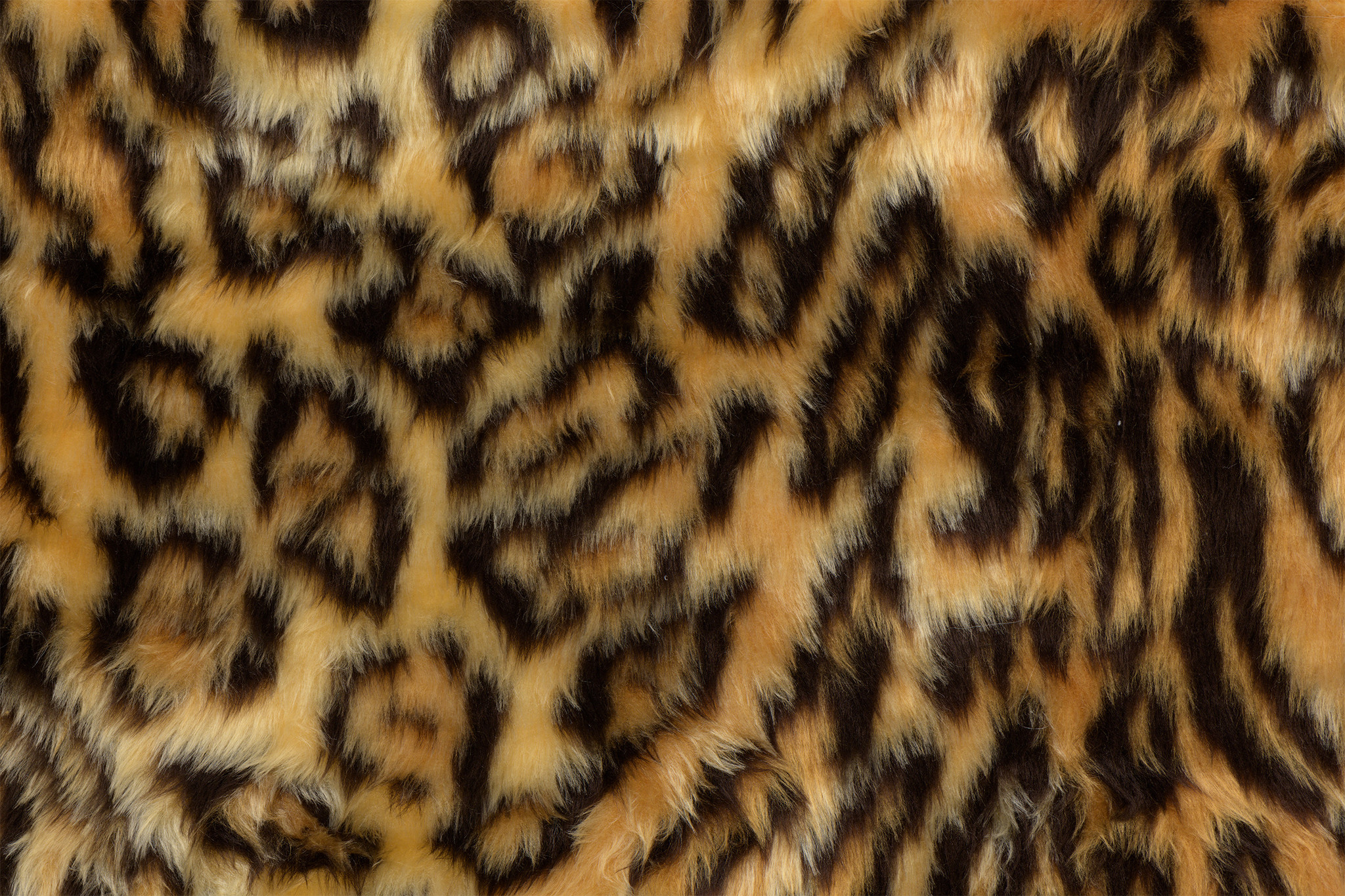 Imitatiebont Stof Korthaar Ocelot – Voor Kleding & Decoratie