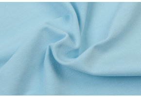 Organic Jersey Uni Light Blue