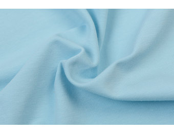 Organic Jersey Uni Light Blue
