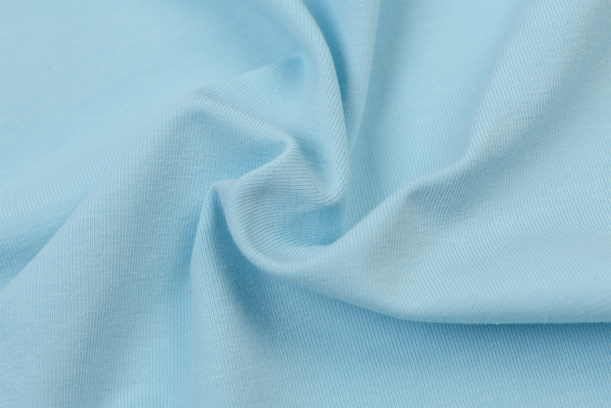 Organic Jersey Uni Light Blue