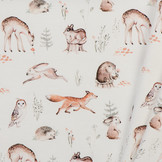 Jersey Katoen Digitale Print - Bos Dieren