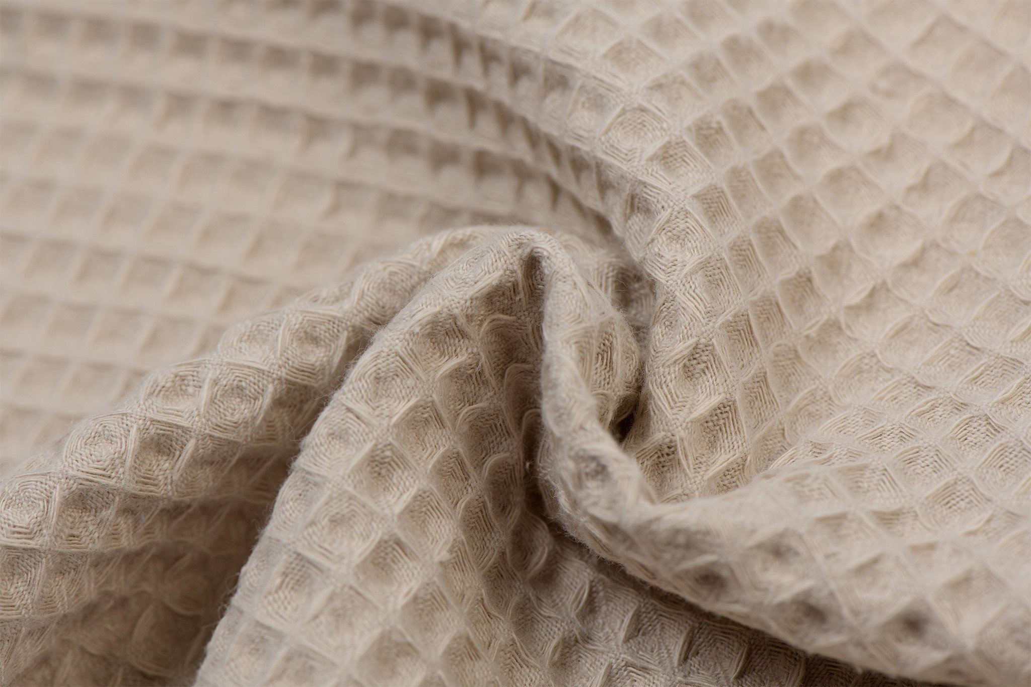 Wafel Katoen, Light Taupe