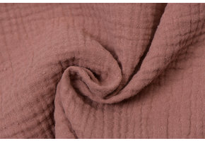 Baby Cotton – Mousseline Stof - Klei Roze