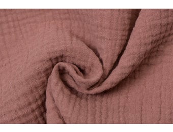 Baby Cotton – Mousseline Stof - Klei Roze