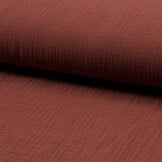 Hydrofiel Stof Dusty Terra – Zacht, Ademend en Duurzaam