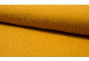 Baby Cotton – Mousseline Stof - Oker