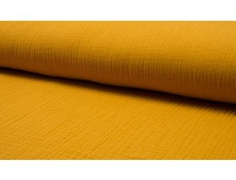 Baby Cotton – Mousseline Stof - Oker