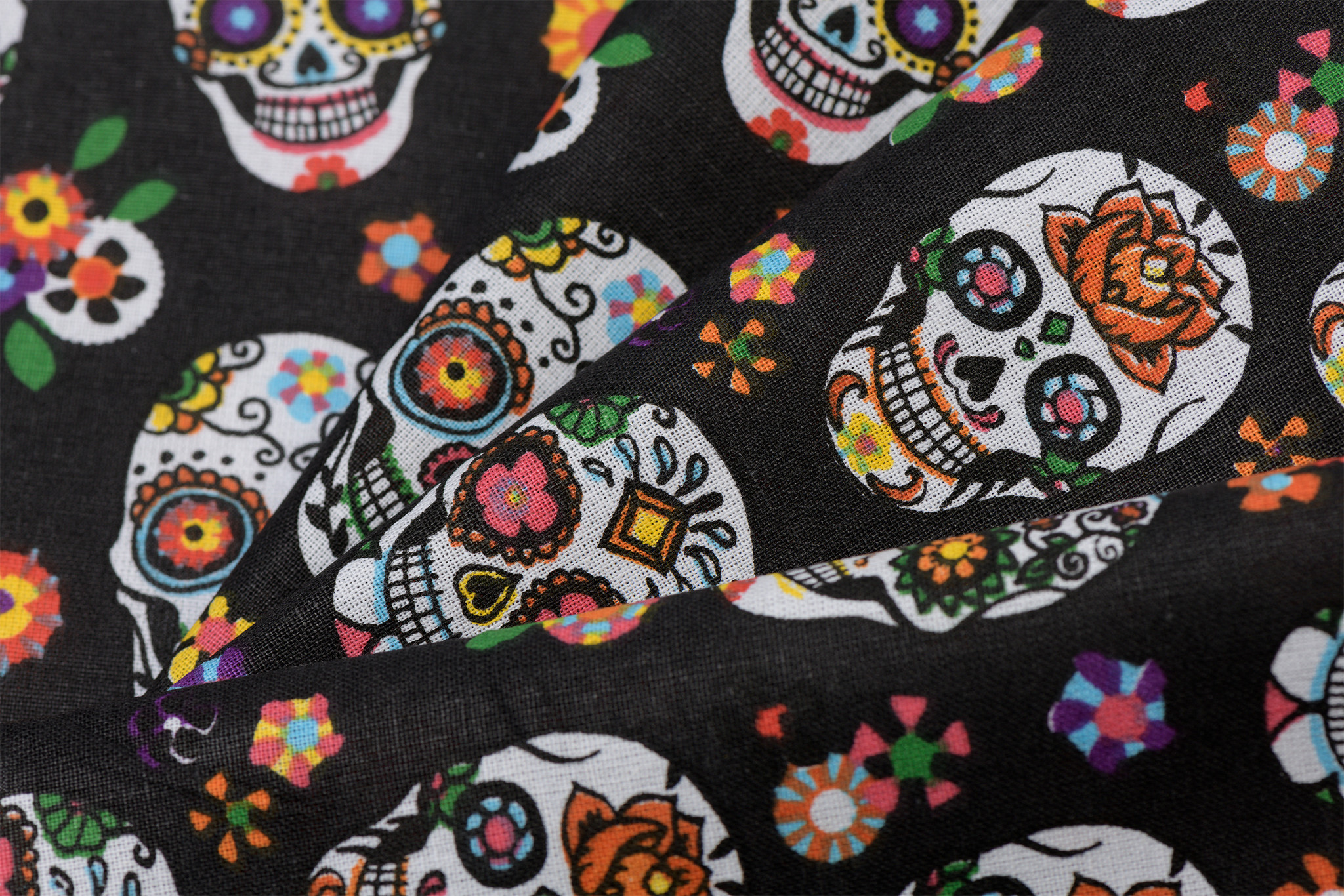 Katoen Sugar Skull Black