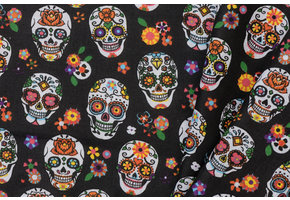 Katoen Sugar Skull Black
