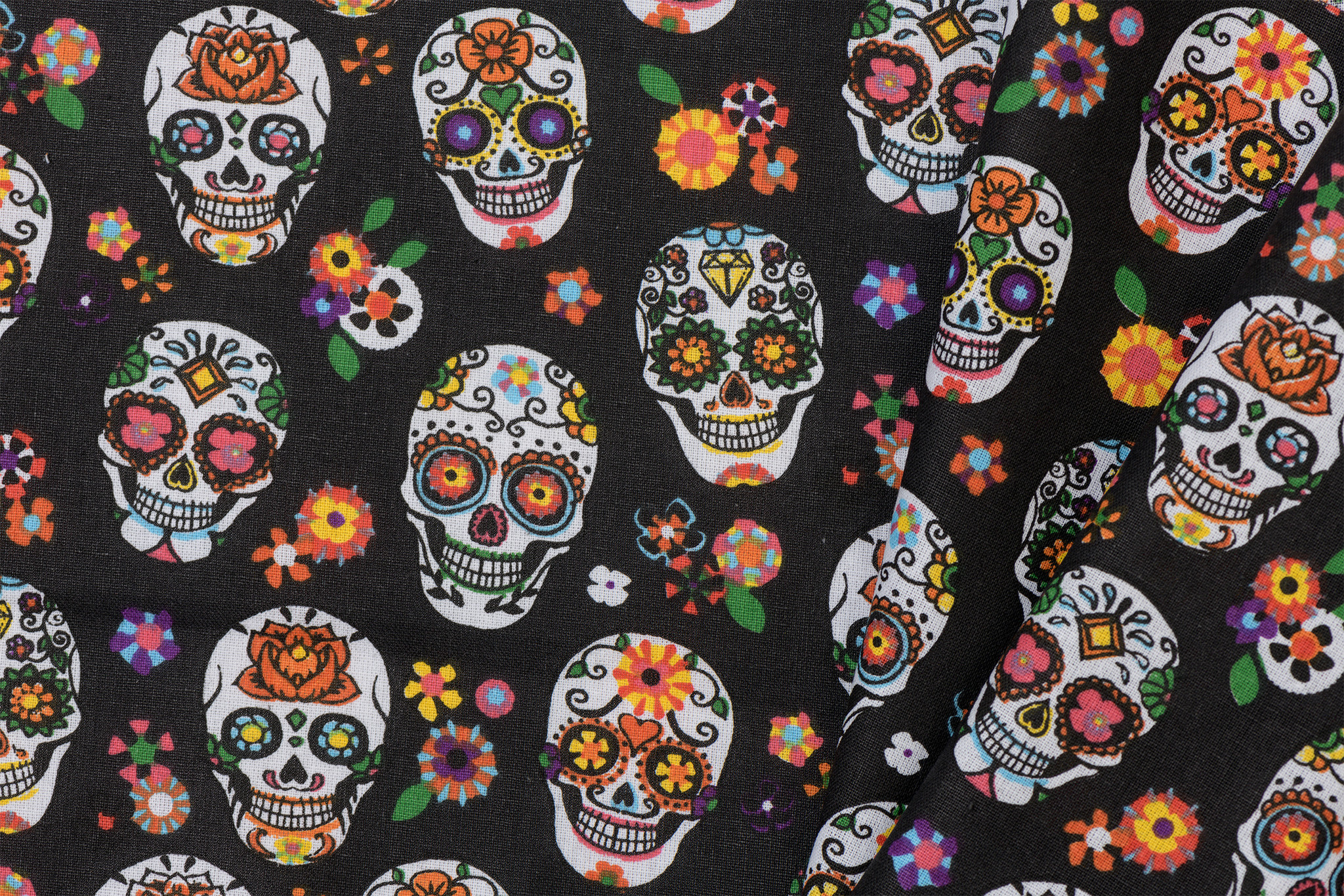 Katoen Sugar Skull Black