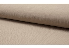 Baby Cotton – Mousseline Stof - Beige