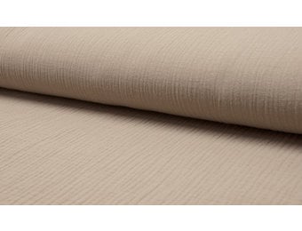 Baby Cotton – Mousseline Stof - Beige