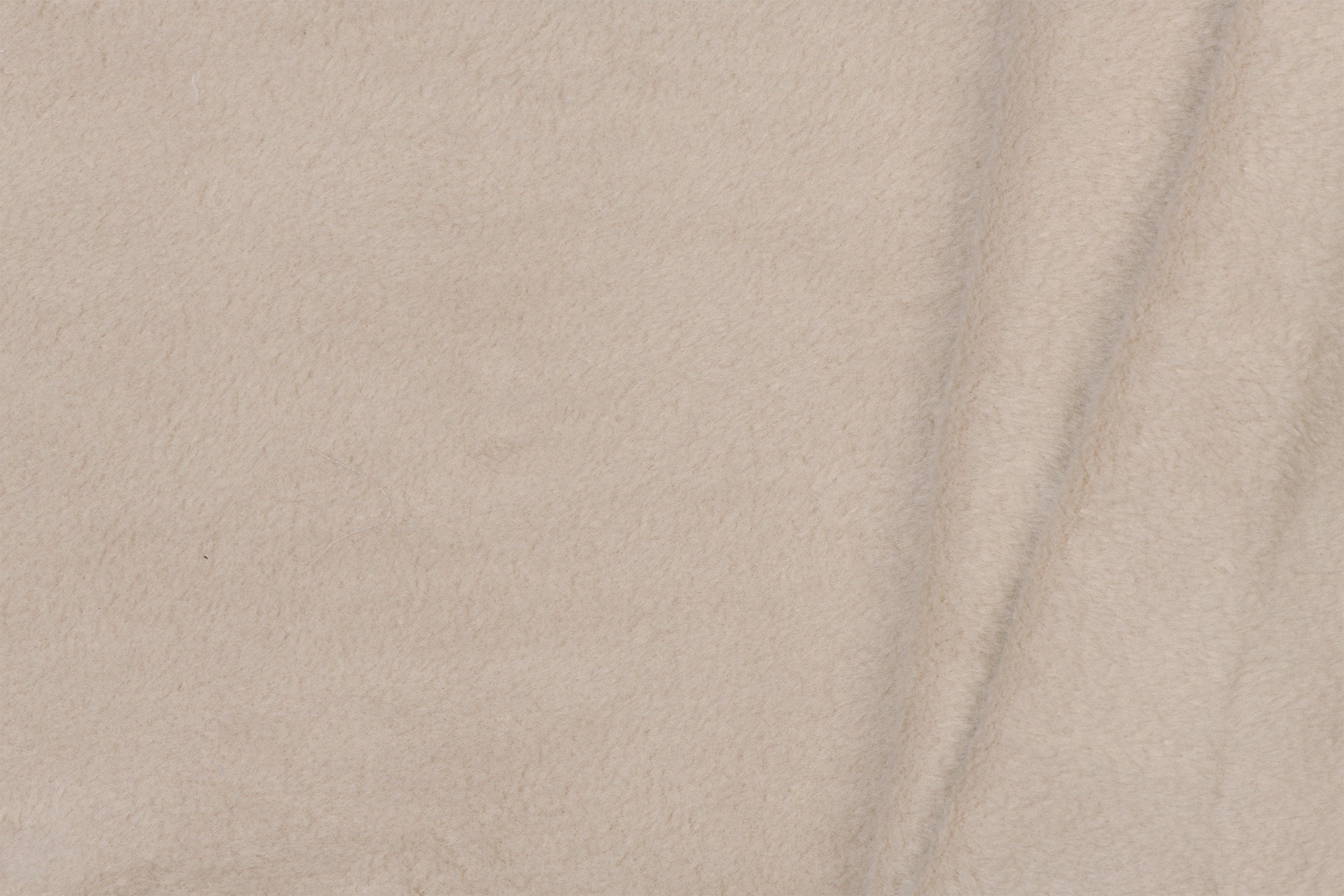 Fleece Katoen Stof (Sherpa) Licht Beige