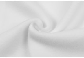 Fleece Katoen Stof (Sherpa) Wit