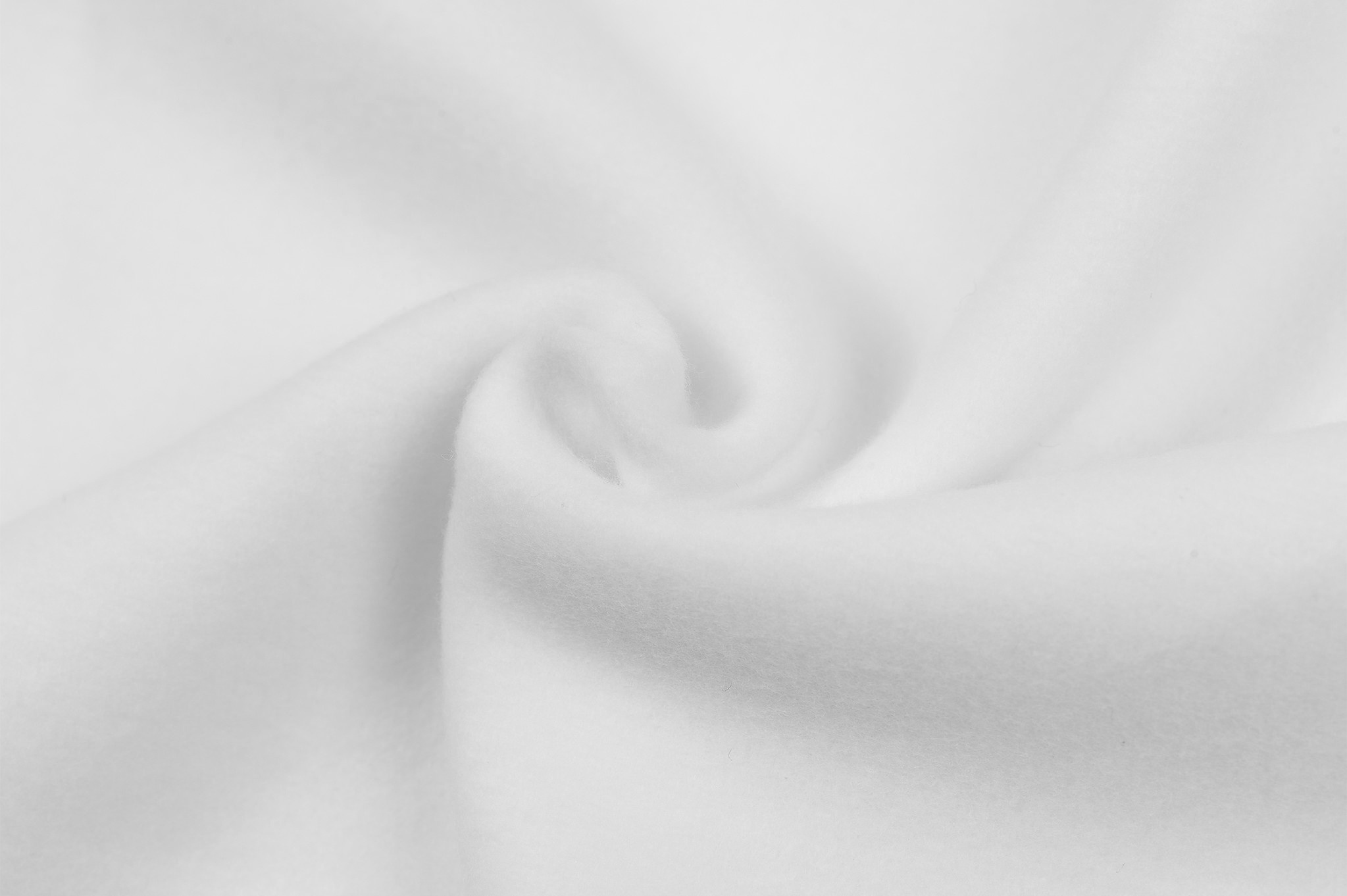 Fleece Katoen Stof (Sherpa) Wit