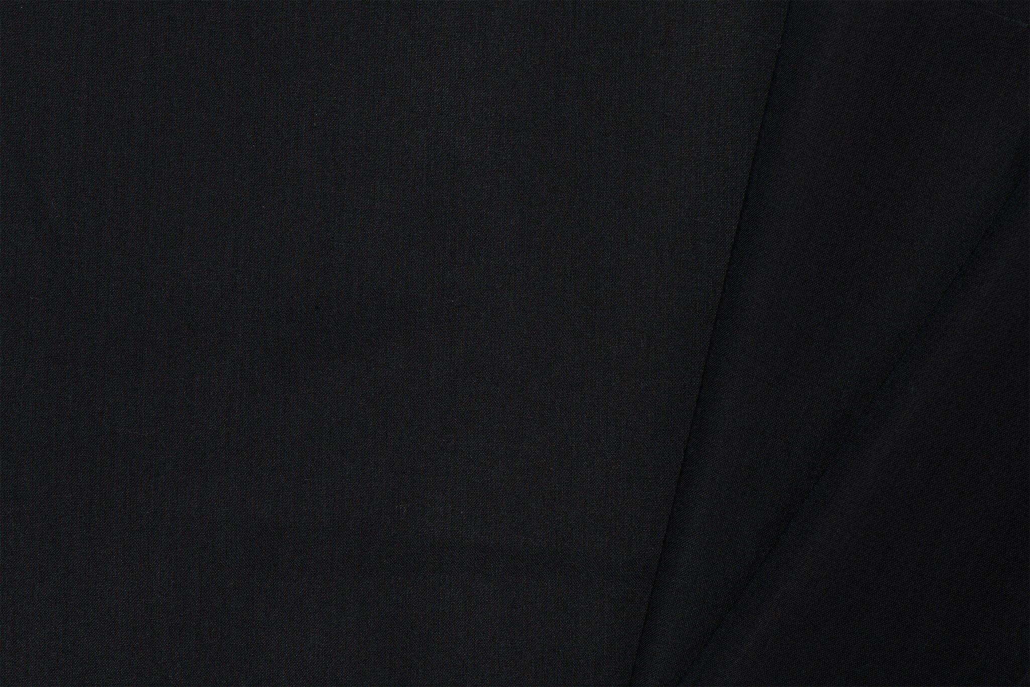 Organic Katoen Voile Stof – Zwart – Licht, Zacht & Natuurlijk