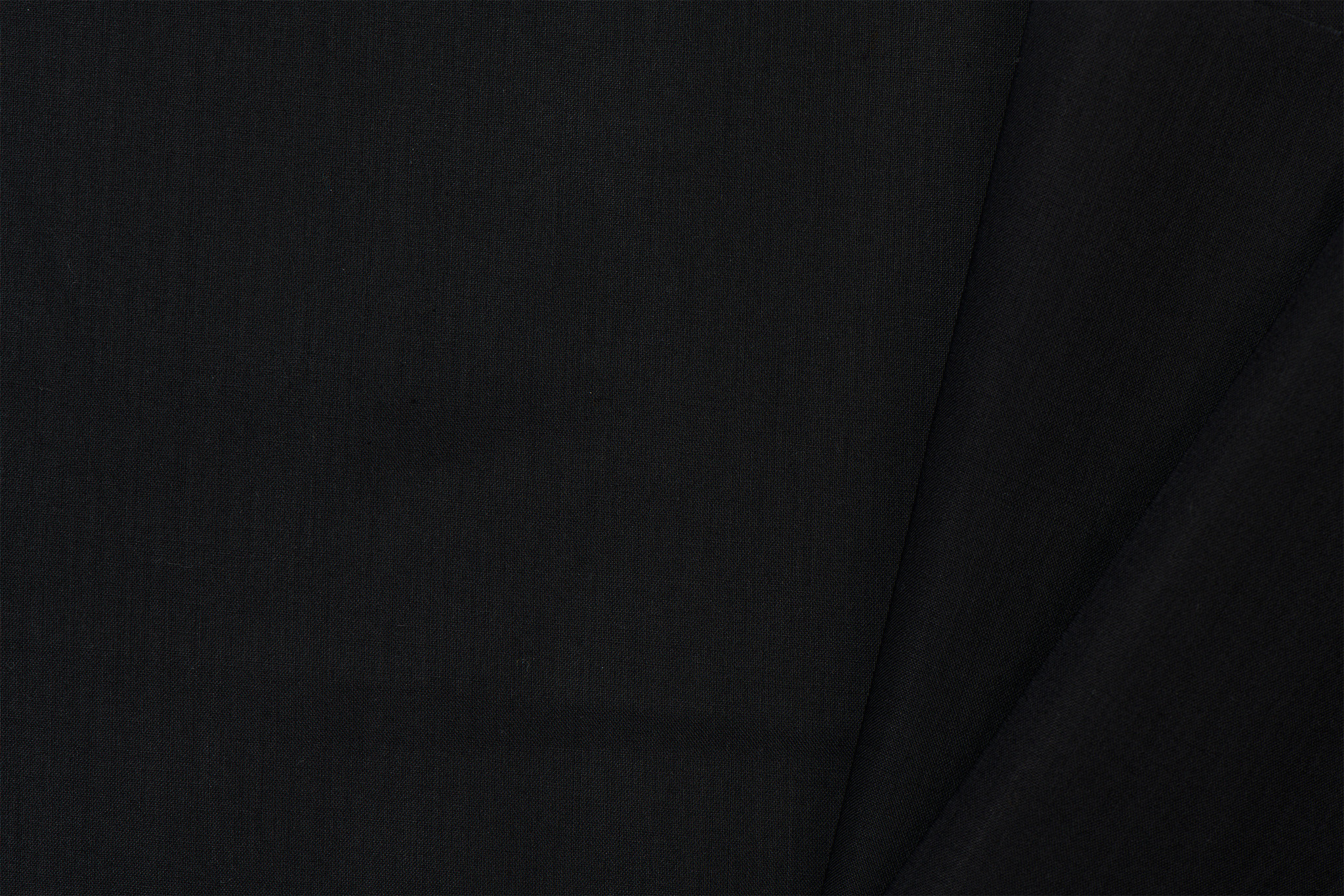 Organic Katoen Voile Stof – Zwart – Licht, Zacht & Natuurlijk