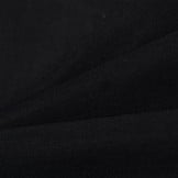 Organic Katoen Voile Stof – Zwart – Licht, Zacht & Natuurlijk