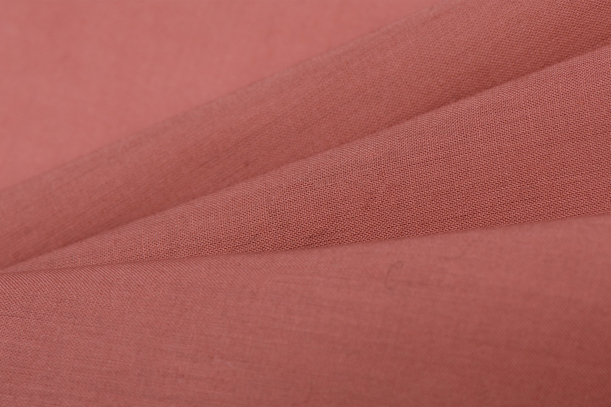 Organic Katoen Voile Stof – Oud Roze – Licht, Zacht & Natuurlijk