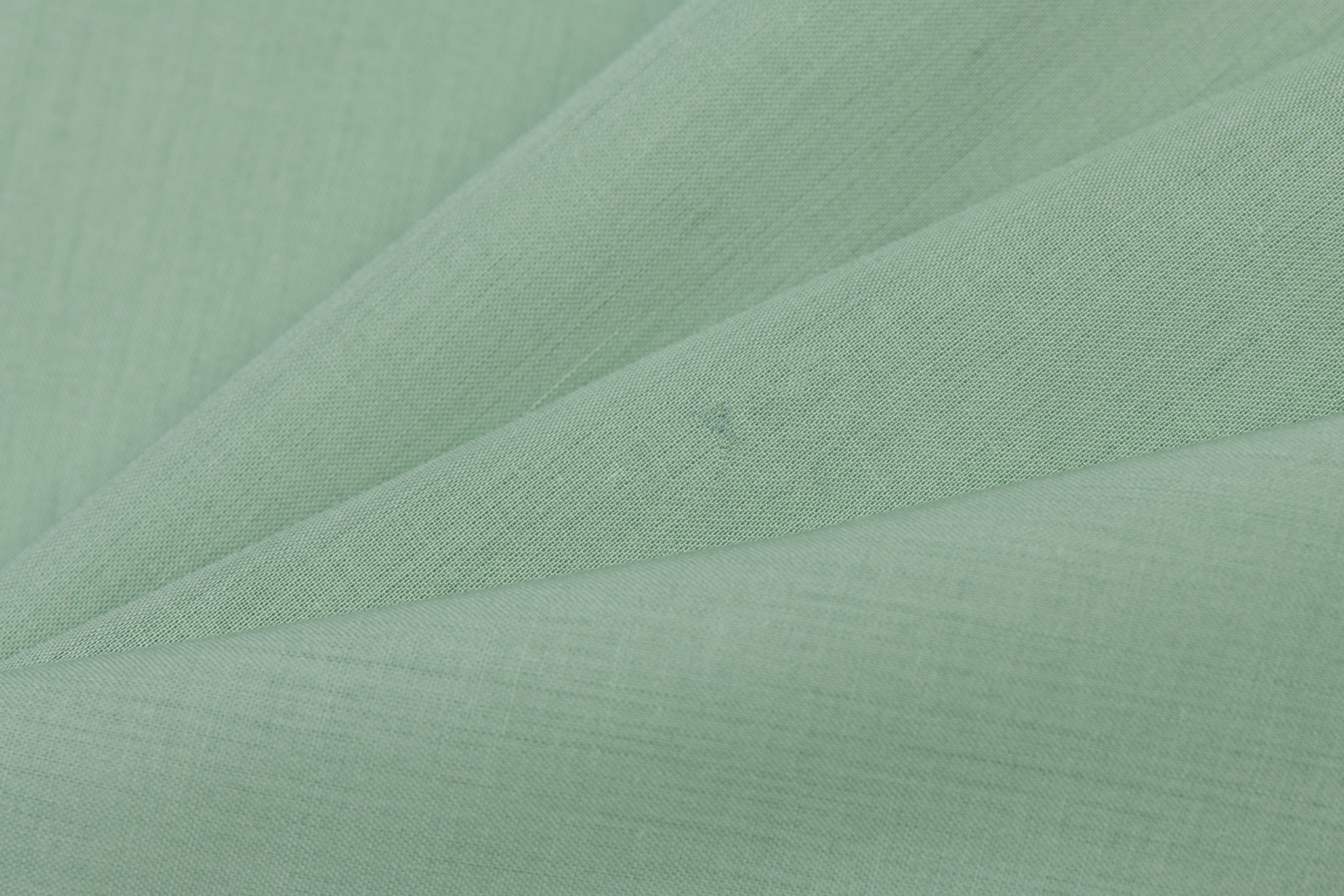 Organic Katoen Voile Stof – Mint – Licht, Zacht & Natuurlijk