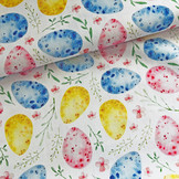 Deco Stof Easter Eggs & Flowers