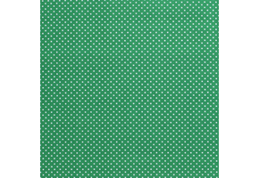 Katoen mini stip groen