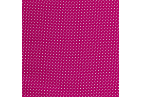 Katoen mini stip fuchsia