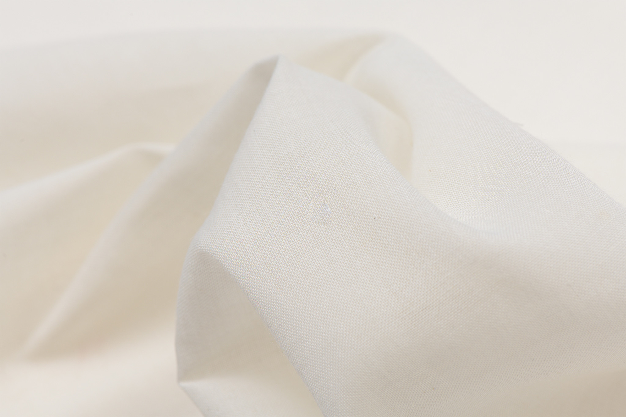 Effen Katoen Poplin Stof Naturel