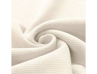Wafel Jersey Stof Ecru