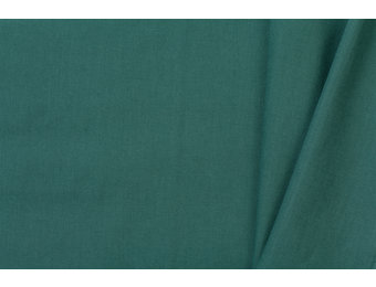 Uni katoen stof emerald / jade