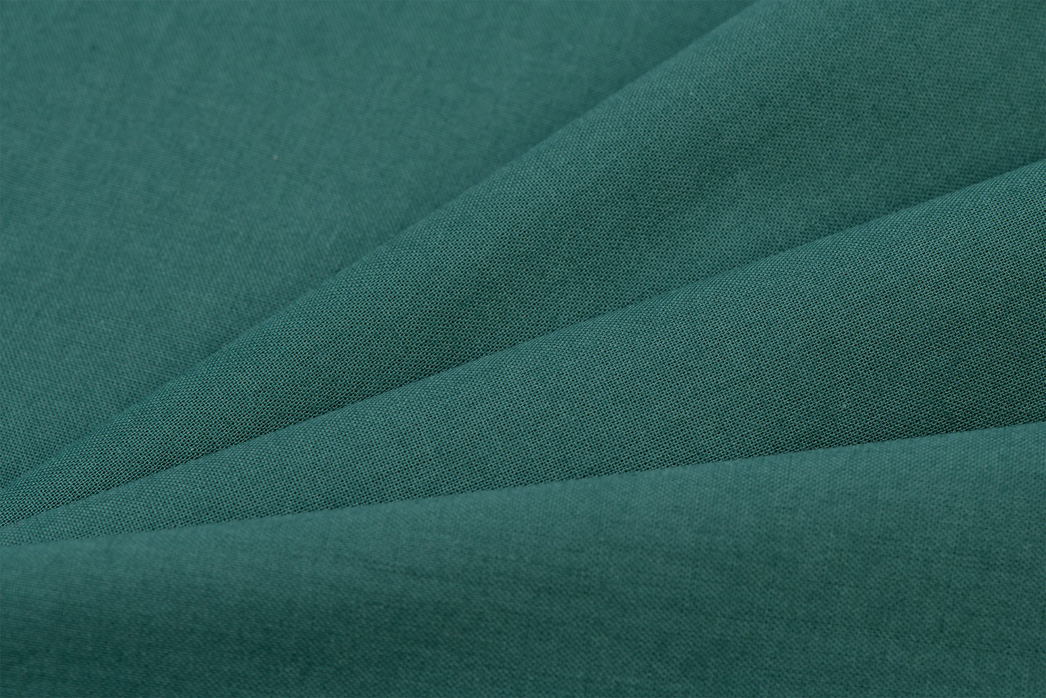 Uni Katoen Stof Emerald / Jade – Zacht, Ademend & Veelzijdig