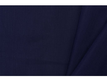 Organic Katoen Voile Stof – Navy