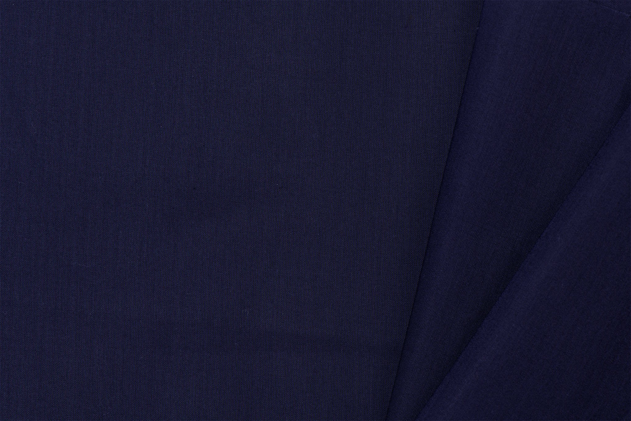 Organic Katoen Voile Stof – Navy – Licht, Zacht & Natuurlijk