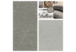 Outdoor Meubelstof Liestal Ash Grey / Off White