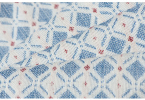 Gobelin Stof Abstract Blue