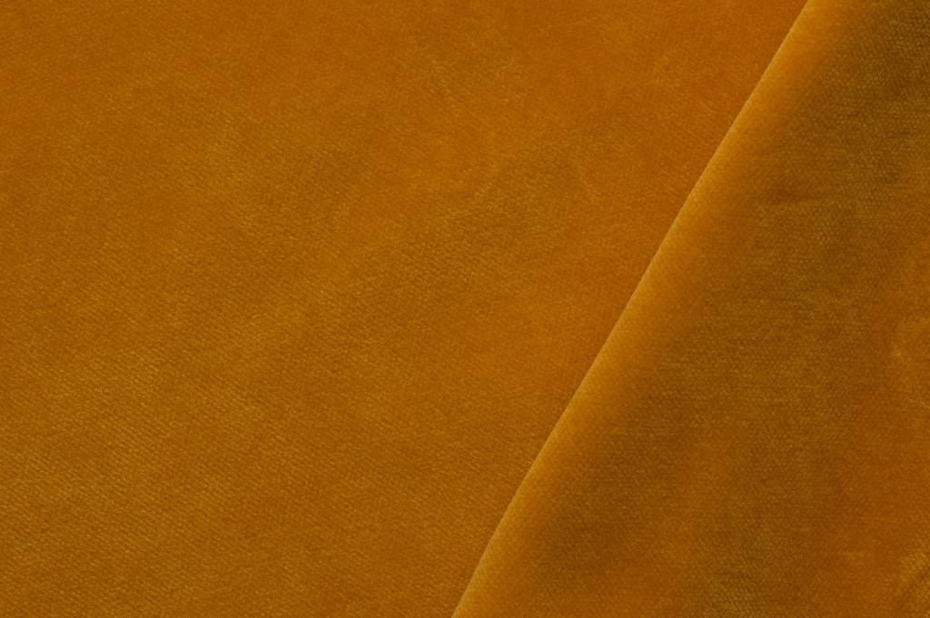 Fluweel Stof Warm Geel – Zacht, Mat & Luxe Katoenvelours