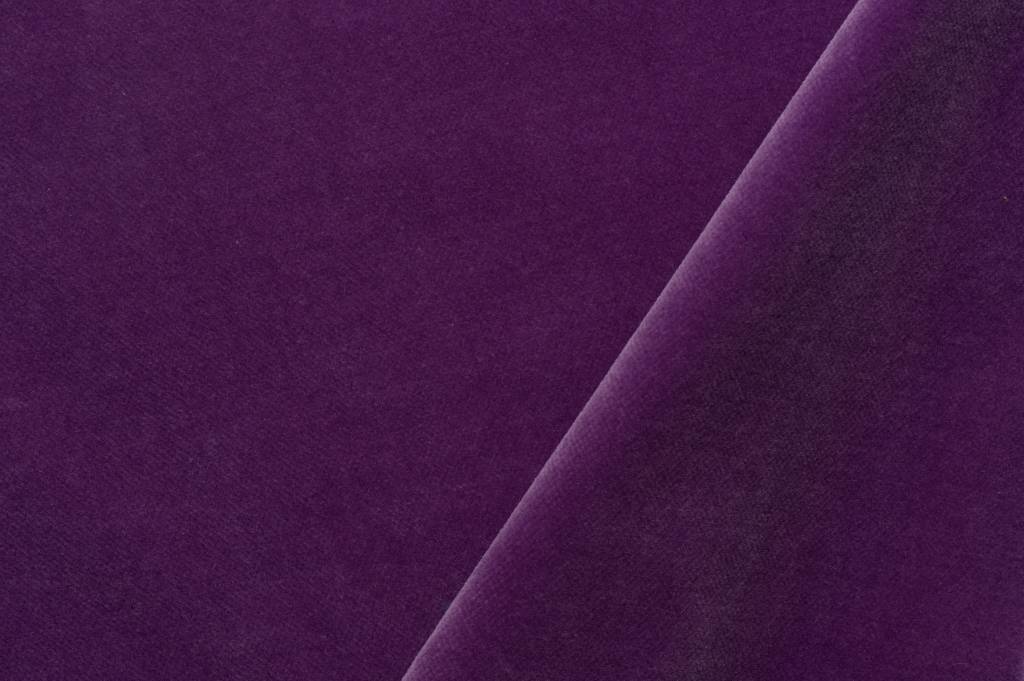 Fluweel Stof Lichtpaars – Zacht, Mat & Luxe Katoenvelours